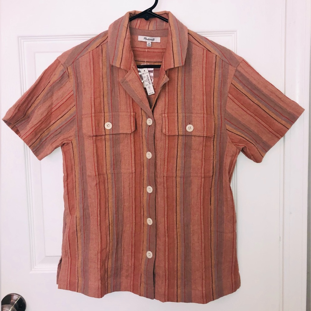 Madewell button up short sleeve